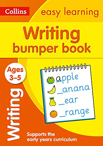 Writing Bumper Book Ages 3-5: Ideal for home learning (Collins Easy Learning Preschool)