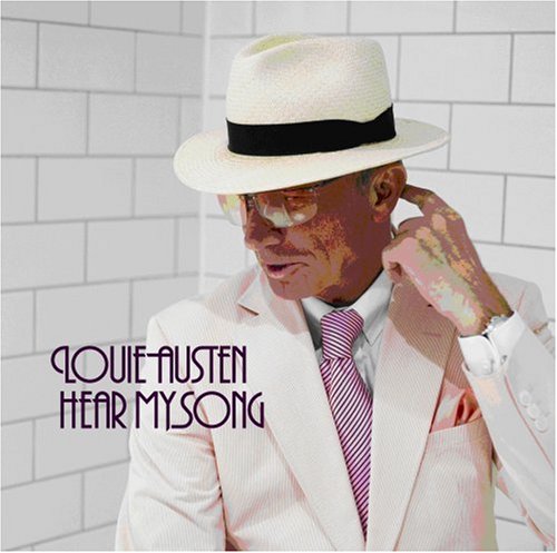 CD cover featuring a man in a hat and suit, with text.