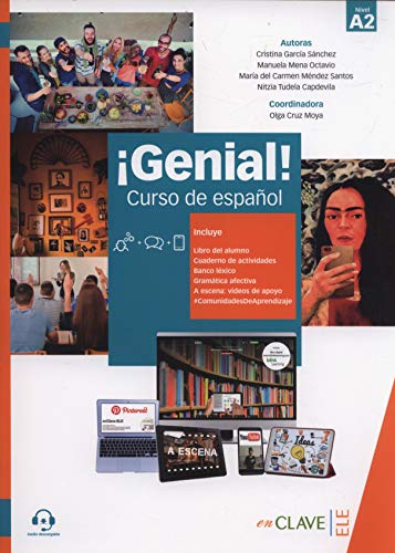 Genial! : Libro del alumno y Cuaderno de actividades 2 (A2) + audio descargabl