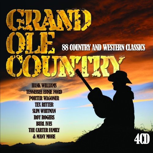 CD cover for “Grand Ole Country” featuring a silhouetted guitarist.