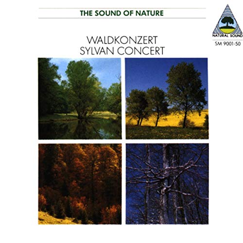 CD cover with four landscape images of forests and trees.