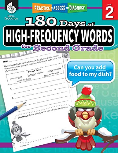180 Days of High-Frequency Words for Second Grade: Practice, Assess, Diagnose (180 Days of Practice)