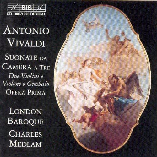 CD cover for Vivaldi’s “Trio Sonate” featuring baroque painting.