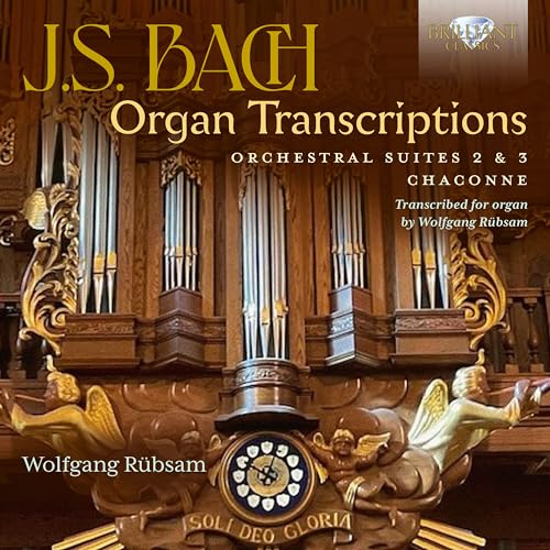 CD cover for J.S. Bach organ transcriptions by Wolfgang Rübsam.