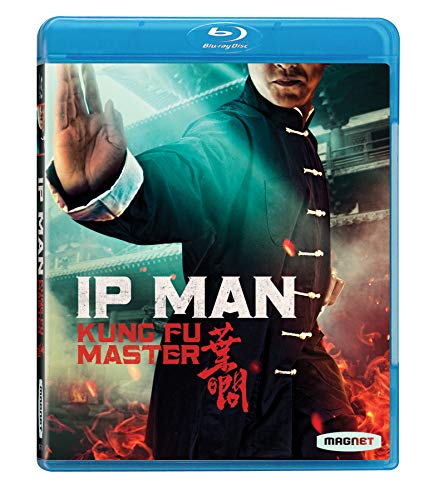 Blu-ray case for "Ip Man: Kung Fu Master" featuring a martial artist.