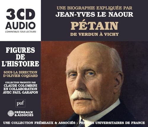 3CD audio set with portrait of Philippe Pétain, a historical figure.