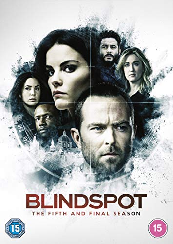 DVD cover for "Blindspot" Season 5 featuring a cast of five actors.
