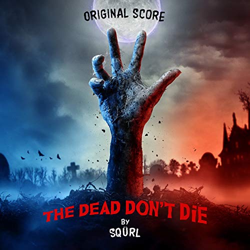 CD cover for "The Dead Don't Die" soundtrack, zombie hand reaching up.