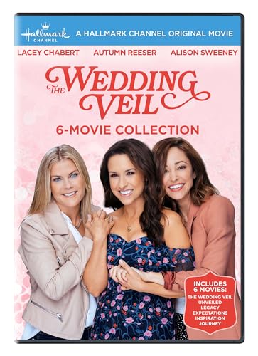 DVD cover for "Wedding Veil" 6-movie collection featuring three women.