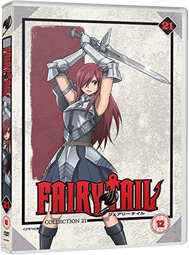 Fairy Tail" DVD cover featuring Erza Scarlet with swords, part 21.