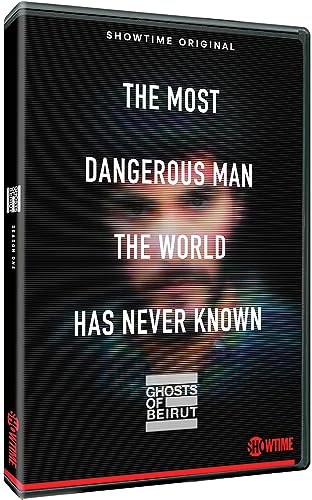 DVD cover for “Ghosts Of Beirut” featuring a blurred face and text.