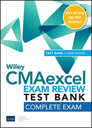Wiley CMAexcel Learning System Exam Review 2020 Test Bank: Complete Exam (2-year access)