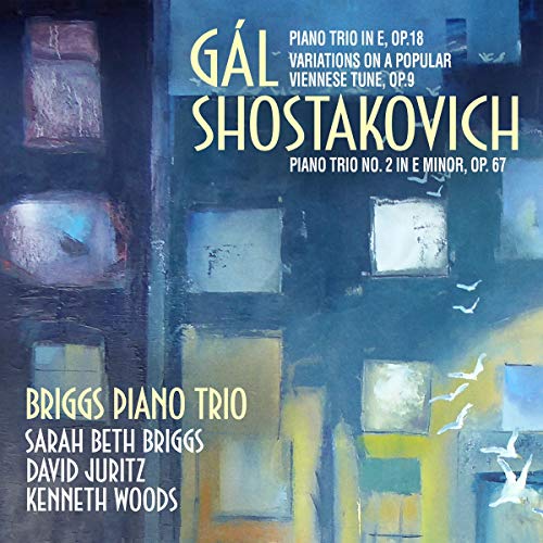 CD cover with abstract painting of windows and flying birds.