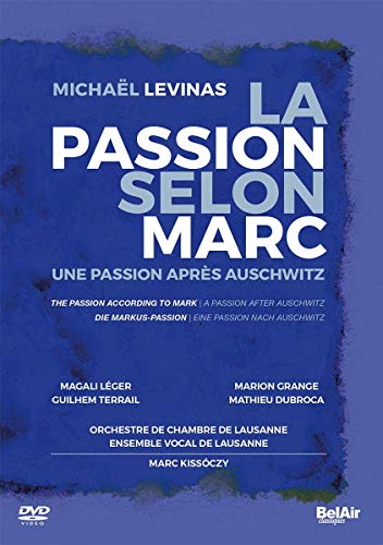 Blu-ray cover for "Passion According To Mark Lausanne Kisso" film.