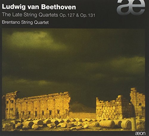 CD cover: ruins against a cloudy sky, text naming Beethoven and quartet.