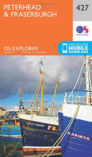 OS Explorer Map (427) Peterhead and Fraserburgh (OS Explorer Active Map)
