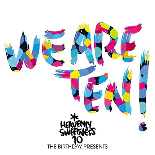 CD cover with colorful, brushstroke-style text reading "We Are Ten!