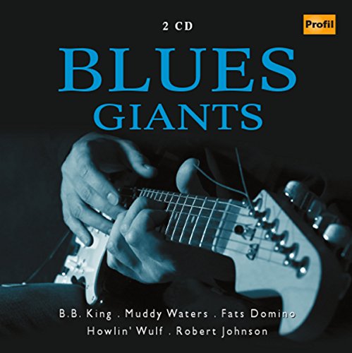 CD cover for "Blues Giants" featuring a guitaristās hands on a Stratocaster.