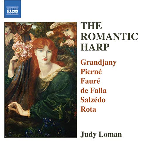 CD cover: painting of a woman with a harp, text listing composers.