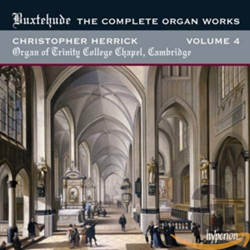 CD cover for Buxtehude organ works, featuring a church interior.