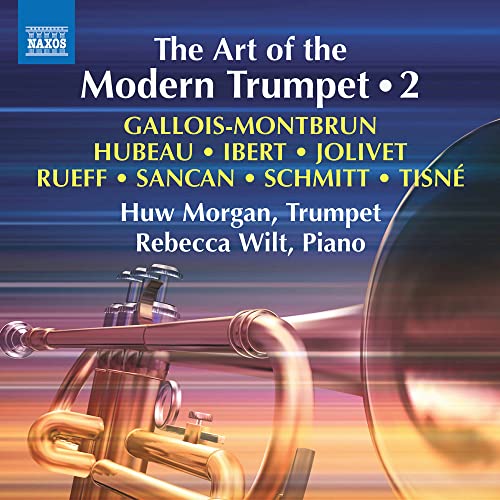 CD cover featuring a golden trumpet against a blue and orange abstract background.