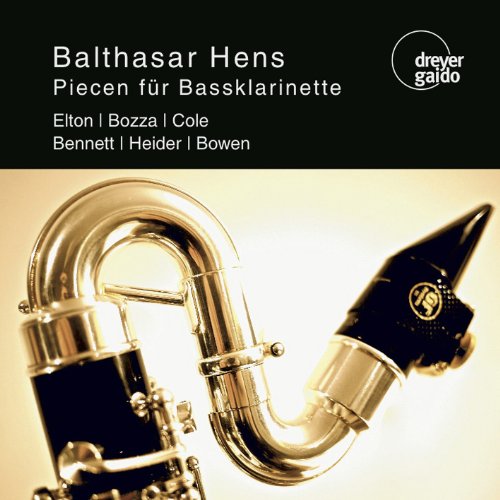 CD cover featuring a close-up of a black and gold bass clarinet.