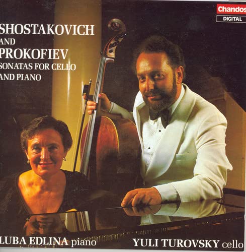 CD cover featuring cellist Yuli Turovsky and pianist Lubka Edlina.