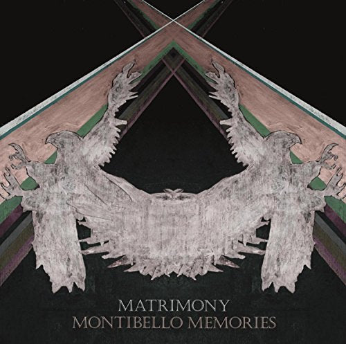 CD cover: two mirrored eagles facing each other, dark background.