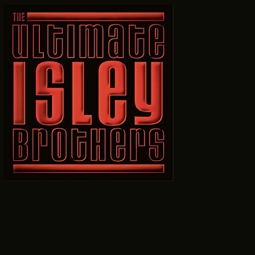 CD cover for "The Ultimate Isley Brothers" with red text on black.