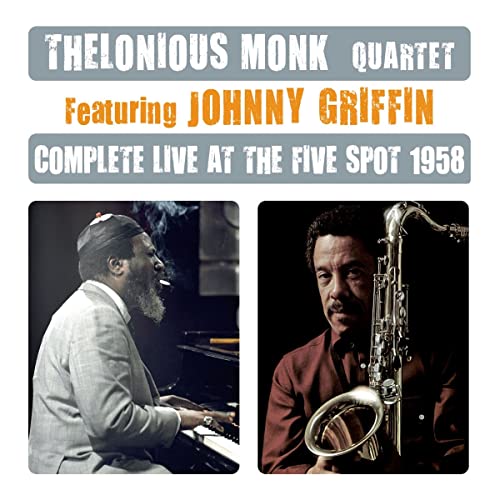 AlbumSCD cover featuring Thelonious Monk at a piano and Johnny Griffin with a saxophone.