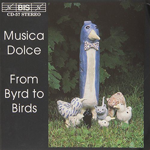 CD cover: porcelain birds and a cat in a garden setting.