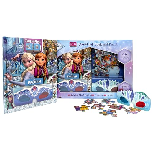 Disney Frozen: 3D Look and Find Book and Puzzle