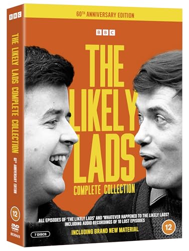 DVD cover for The Likely Lads featuring black and white portraits of two men.