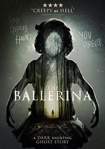 DVD cover for "The Ballerina," featuring a ghostly girl in a forest.