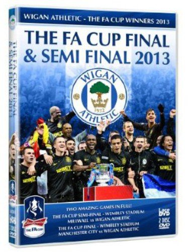 Wigan Athletic FA Cup Final & Semi Final 2013 DVD cover with celebrating players.