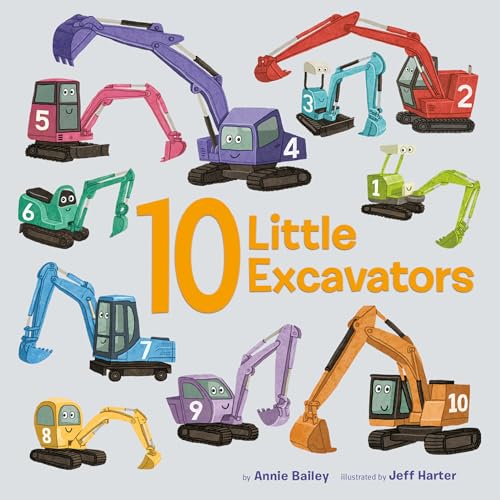 10 LITTLE EXCAVATORS