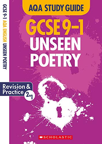 Unseen Poetry: GCSE Revision Guide and Practice Book for AQA English Literature with free app (GCSE Grades 9-1 Study Guides)