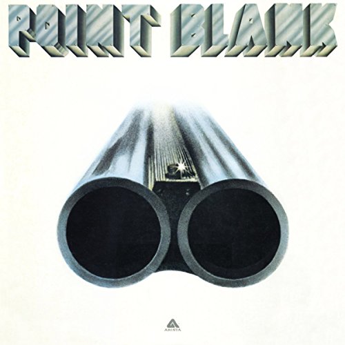 Album cover: shotgun barrels pointing towards viewer, “Point Blank” text above.