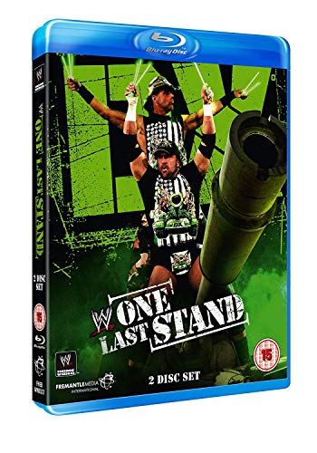 WWE DX "One Last Stand" Blu-ray case with wrestlers and a tank.