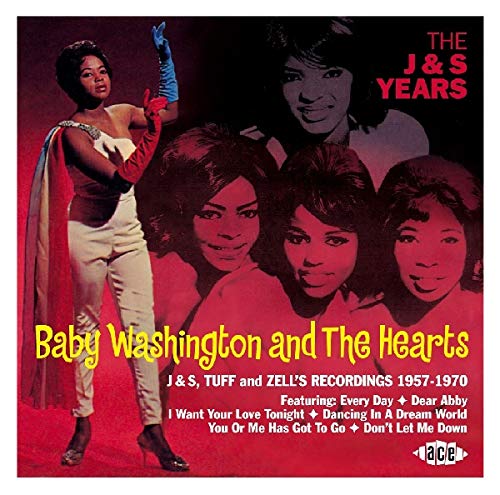 CD cover for Baby Washington & The Hearts’ “The J&S Years” compilation.