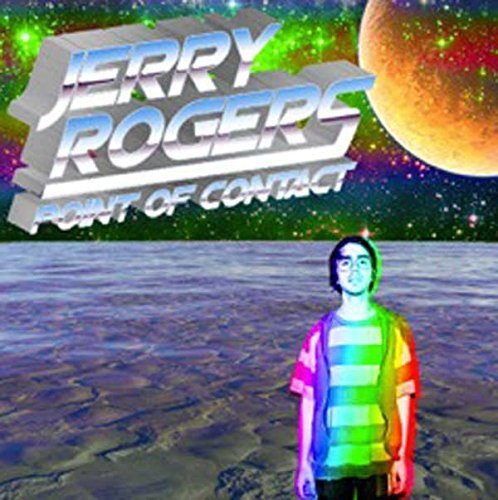 CD cover: man in rainbow shirt, space background, text āJerry Rogersā.