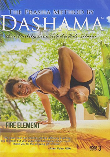 DVD cover featuring a woman in a yoga pose, titled "The Prasha Method.