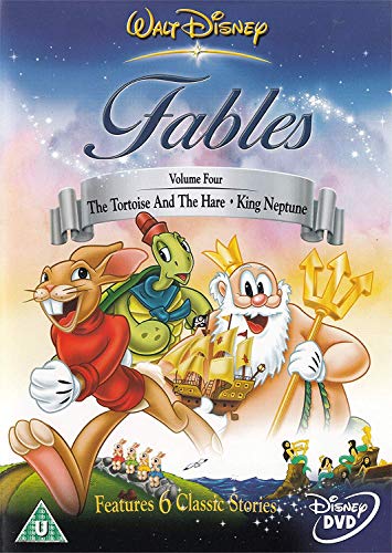 DVD cover for "Walt Disney's Fables - Vol.4" featuring cartoon characters.