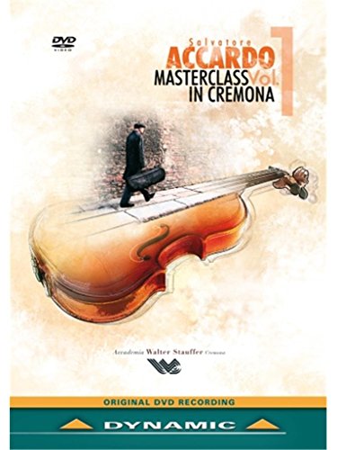 DVD cover featuring a violinist walking on a large violin.