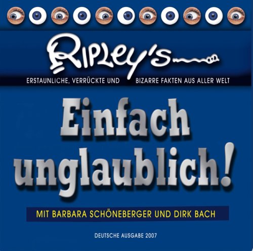 CD cover for Ripley’s “Einfach unglaublich!” with eyes across the top.