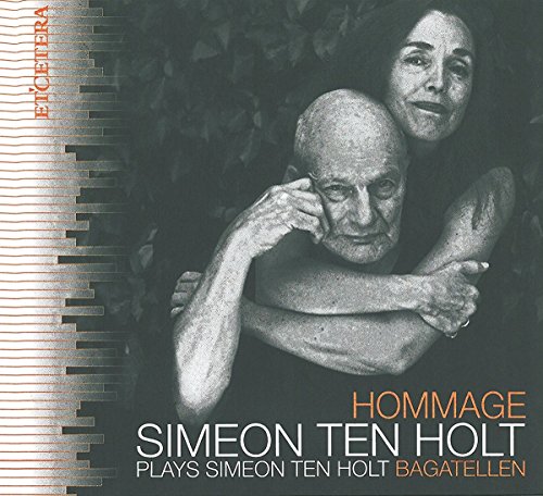 CD cover featuring a grayscale portrait of an older couple embracing.