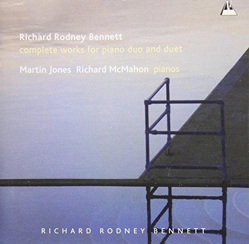 CD cover with abstract blue image of a diving platform ladder.