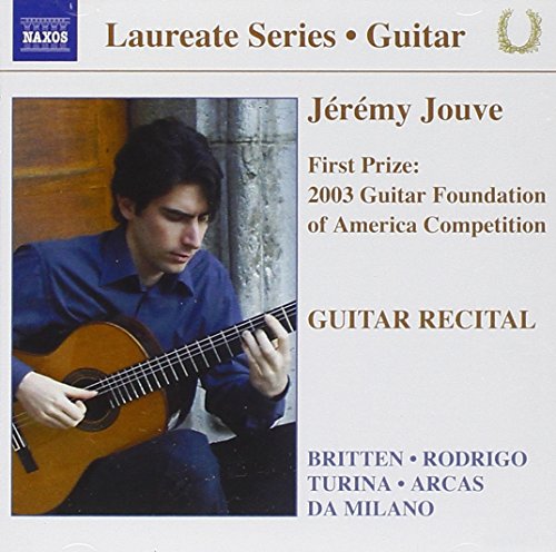 CD cover featuring guitarist Jérémy Jouve playing a classical guitar.
