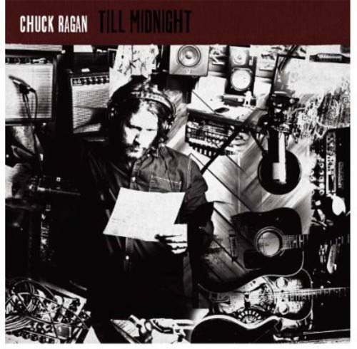 Chuck Ragan album cover, man with guitar and recording equipment.