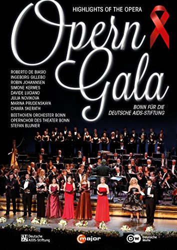 DVD cover for "Opern Gala" featuring opera singers and an orchestra.
